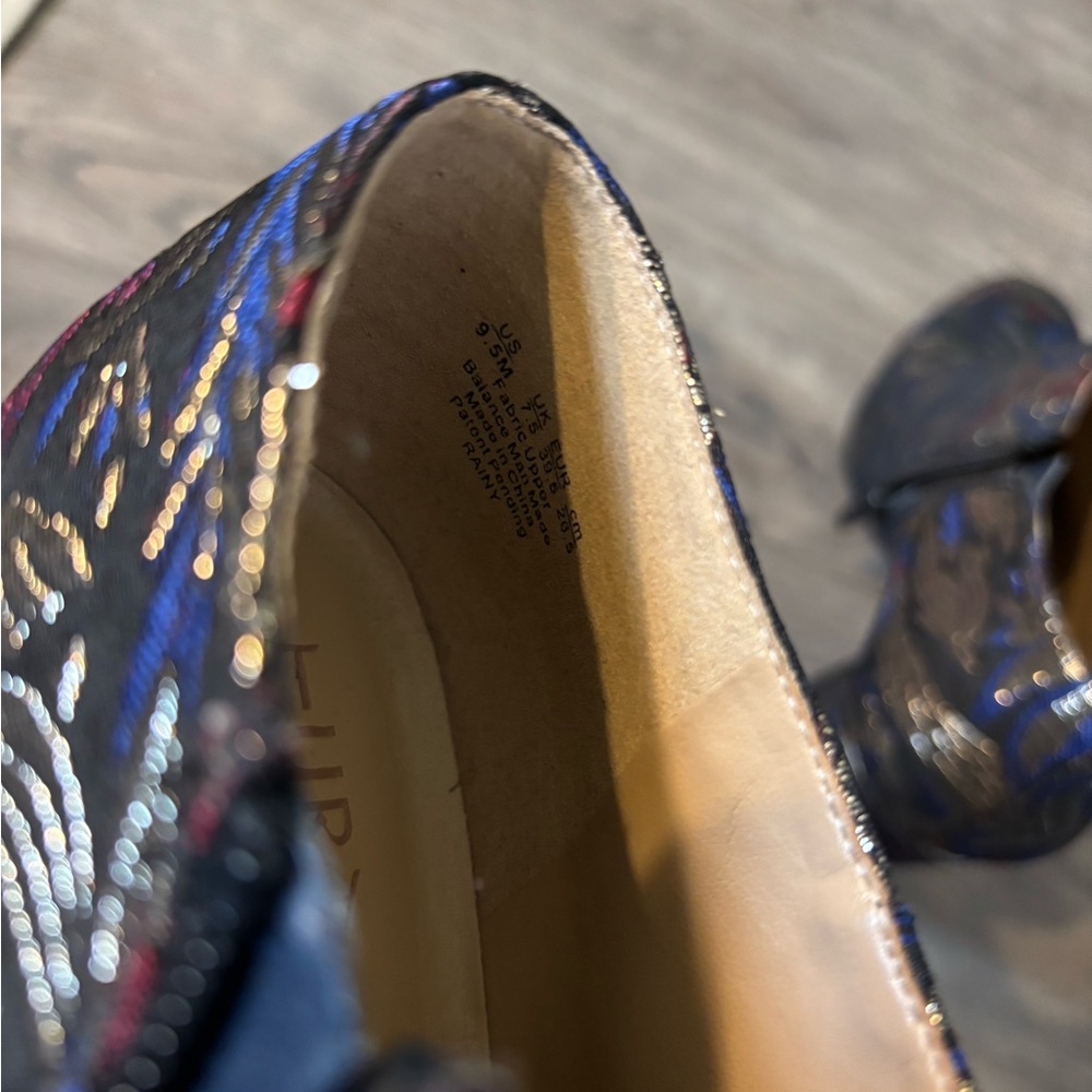 Naturalizer Brocade Multicolor and Metallic Ankle Boots - Picture 5 of 5